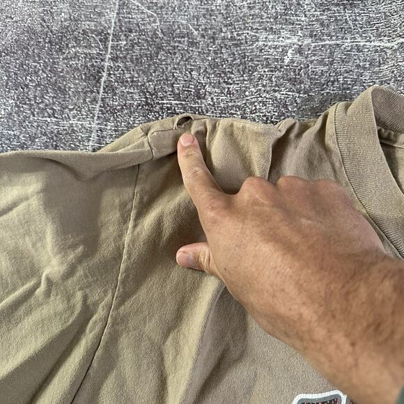 Men's Vintage 90's Team Miami Hurricanes Brown Sebastian the Ibis T Shirt Sz XL - Picture 4 of 5